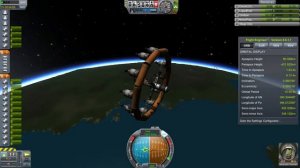 Putting the Space Station SS12 in Low Kerbin Orbit [KSP 0.22]