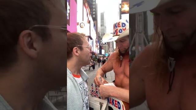 Naked Cowboy Endorses My Book "Novelty Act"