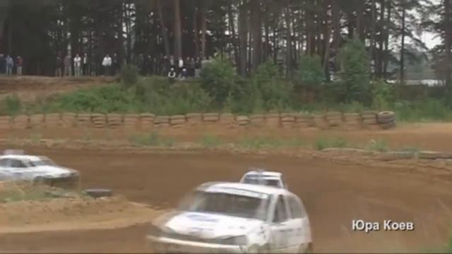 █ Автокросс. Арамиль 2012, финал Б Д2 1600 mpg (машины, соревнования). смотреть онлайн