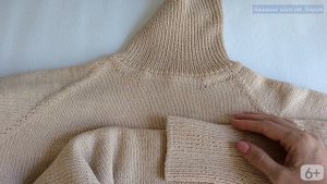 Женская водолазка спицами | Свитер спицами женский