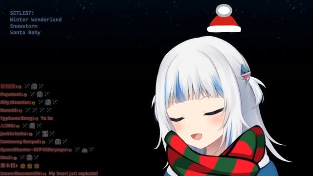 [Hololive - Gawr Gura] Eartha Kitt - Santa Baby