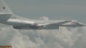Surfing the clouds on Tu-160 'The White Swan'. Serene...