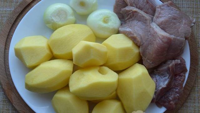 Мясо по-французски со свининой
