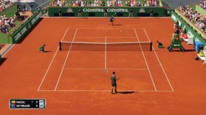 AO TENNIS 2. Сравниваю Легенду и ГрандСлэм. Nadal vs de Minaur. Difficulty Legend/Grand slam