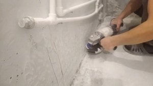пилим без пыли пылеотвод для болгарки из сантехнических углов