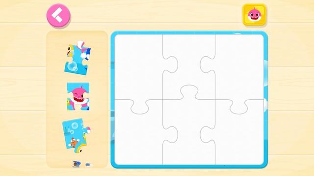 Пазлы ″Baby Shark Puzzle Fun″ #5 //  пазлы: 6 деталек и 6 деталек!
