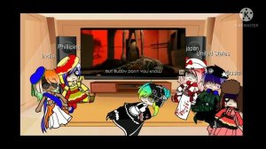 countryhumans react to superstitious Foundation