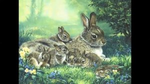 Составление рассказа по картине "Зайцы"