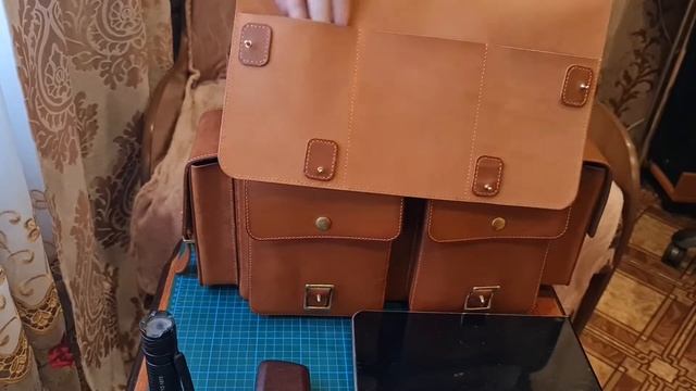 Сумка ручной работы из натуральной кожи.