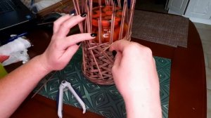 Леечка из бумажной лозы, часть 1