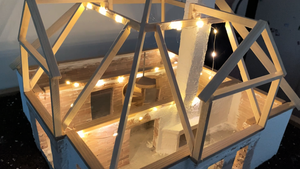 МИНИ-Стройка: Стропильная система/ Полы из Дерева/ Освещение в Доме. ЧАСТЬ 3.