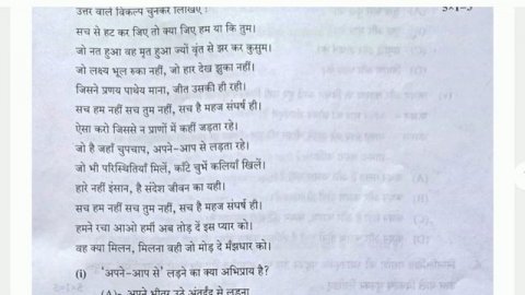 Cbse Hindi Answer Key (Set-3) Class 10 | Class 10th Hindi-A Paper Solution 2024