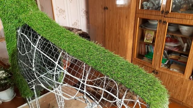 Кролик и собака из искусственного газона своими руками смотреть онлайн