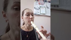 "Как под горкой" Урок для блокфлейты. #блокфлейта