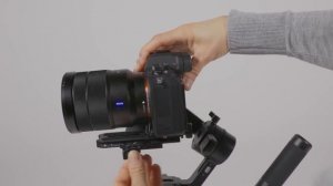 Электронный стабилизатор Manfrotto MVG220 - установка камеры и балансировка