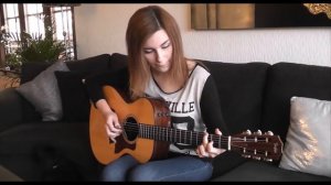 Девушка классно играет на гитаре Fingerstyle | Maroon 5 - Animals |