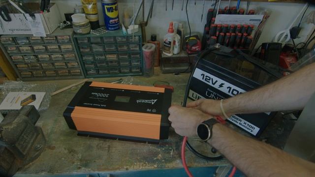 Wiring an Inverter to a Lithium Battery | Wiring the Ampeak 3000W inverter to a Lithium Battery