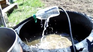 ВОДА СКВАЖИНА  КАЧАЮ ВОЗДУХОМ