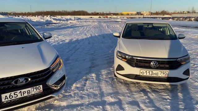 Сравнение Поло с Вестой по «шурику», т.е. по быстрому смотреть онлайн