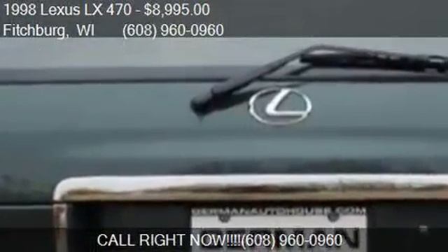 1998 Lexus LX 470 Base AWD 4dr SUV for sale in Fitchburg, WI смотреть онлайн