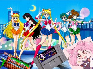 Sailor Moon. Bishoujo Senshi. SuperNintendo. Проф реакция и полное прохождение в двух версиях