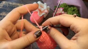 ПИНЕТКИ без шва на подошве, СПИЦАМИ