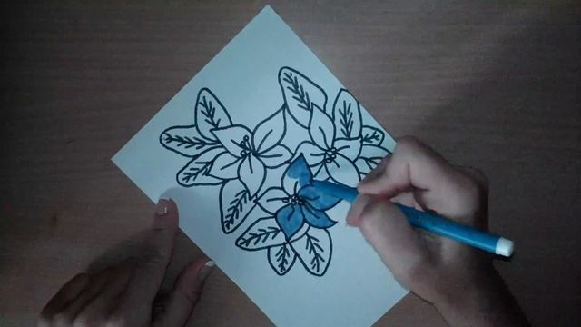 Как нарисовать красивые цветы - How to draw beautiful flowers - 如何繪製美麗的花朵 смотреть онлайн