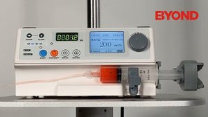 BYZ-810_syringe pump_operation