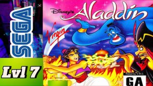 Aladdin Sega md2 Lvl 7/ Аладдин Сега уровень 7 - ковер самолёт