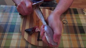 Супер способ как быстро почистить мелкого Окуня