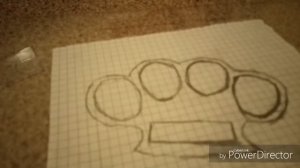 Оружие из пластика с помощью 3D ручки. Кастет