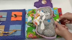 Развивающая мягкая книжка для мальчика своими руками