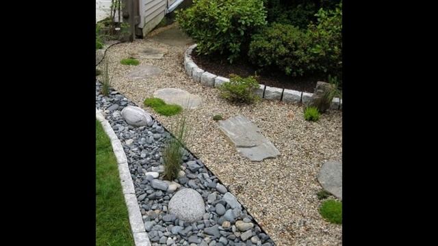 Сухой ручей в ландшафтном дизайне: идеи для вдохновения и 85 фото (dry creek bed ideas photo)