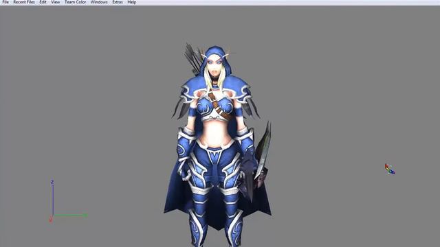 World of Warcraft models in Warcraft 3 Ep4: Sylvanas High Elf HD смотреть онлайн