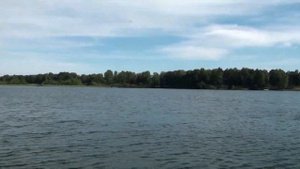 153.Озеро Данилово.База "Тихий берег".Чудесный вечер на озере в середине августа.