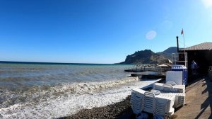 Крым Коктебель штормит сентябрь 2021