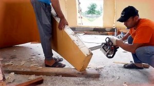 Сборка купола ( полный цикл )на ленточный фундамент