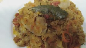 Ну, ОЧЕНЬ ВКУСНАЯ ЖАРЕНАЯ КВАШЕНАЯ КАПУСТА с БЕКОНОМ.