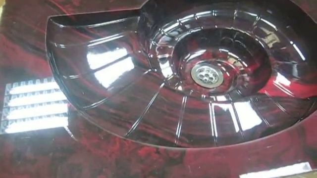 Раковина из литьевого мрамора