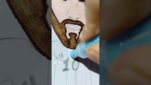 Drawing Lionel Messi Рисуем Лионеля Месси смотреть онлайн