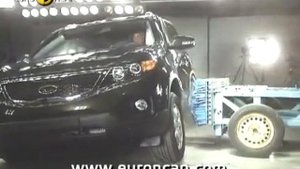 Краш тест Kia Sorento 2009 (E-NCAP)