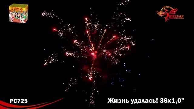 Салют Жизнь удалась  36 залпов