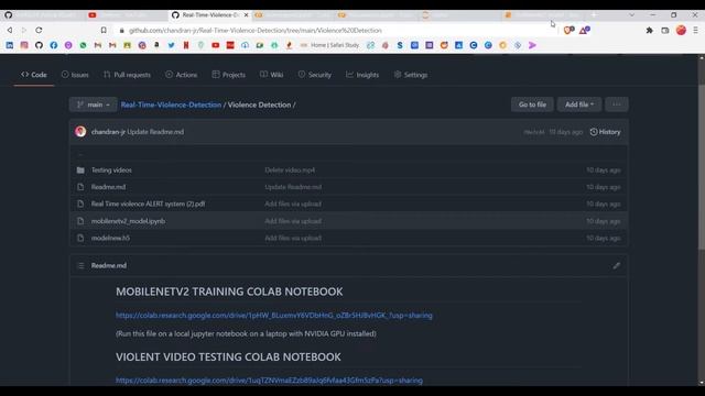 Violence Detection in Videos with MobileNetV2 Model | Stage 2 Violence Detection Alarm System смотреть онлайн