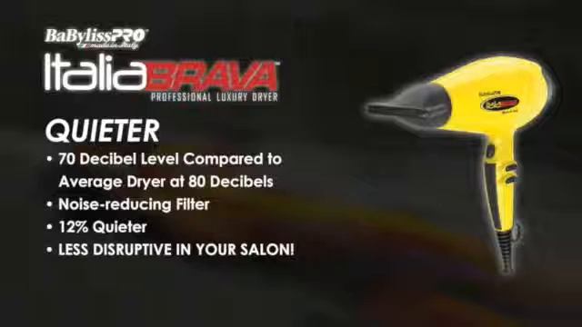 Babyliss Pro Фен Italia Brava 2400W BABFB1BE с бесколлекторным мотором с электронным управлением смотреть онлайн