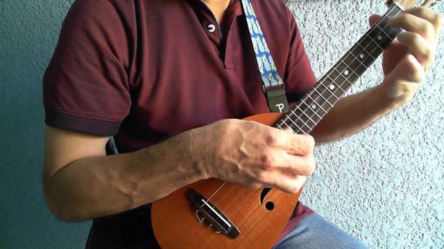 La Campanella by Paganini, Fingerstyle Ukulele Solo (Low G) смотреть онлайн