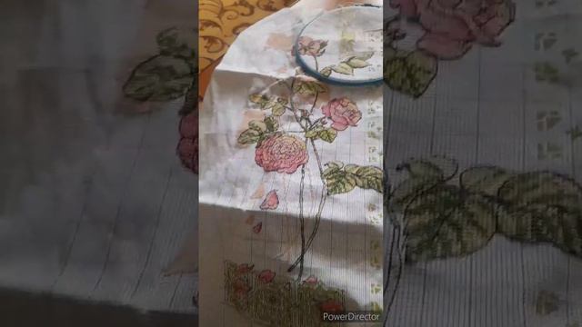 мокрый Дымок//достала незаконченную вышивку//автопробег //
