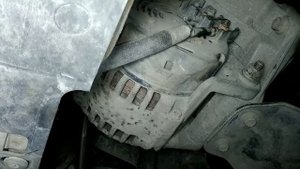 Снятие генератора Ford Escort mk7 1998г.