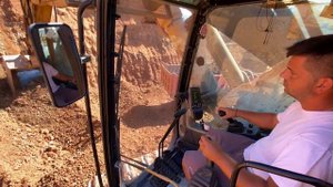 Caterpillar 365C Excavator Loading Trucks - Operator Lazaros Dragogias