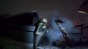 Пожар№1: февральская баня,не успели попариться