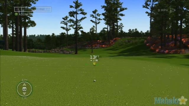 Tiger Woods PGA Tour 12 Walkthrough   Augusta Masters Course   Hole 6 смотреть онлайн